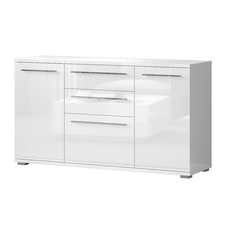 Komoda Piano K150-3K2F/PN-70/KA/70 lakované crystal white