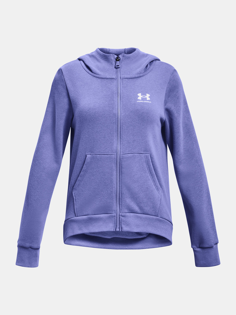 Under Armour Sweatshirt Rival Fleece LU FZ Hoodie-BLU - Girls