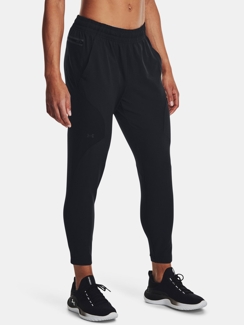 Under Armour Sport Pants NEW UA UNSTOPPABLE HYBRID-BLK - Women