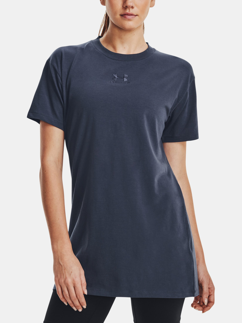 Under Armour T-Shirt UA LOGO EXTENDED SS-GRY - Women