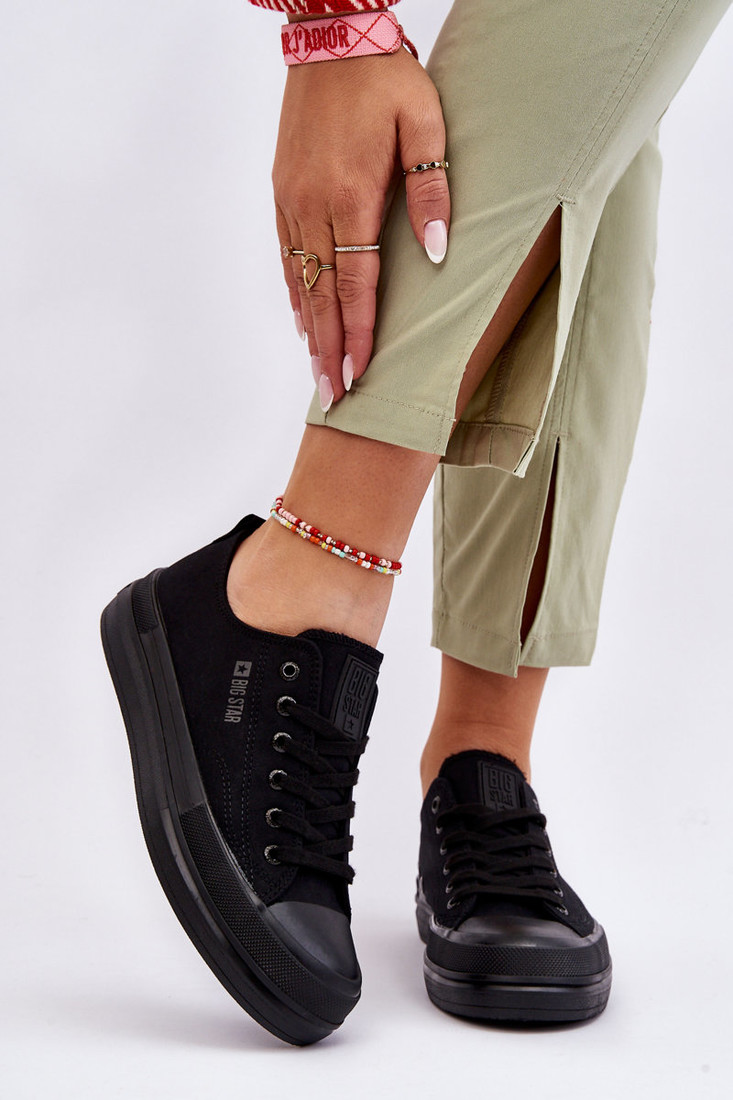 Low Laced Sneakers Big Star LL274967 Black