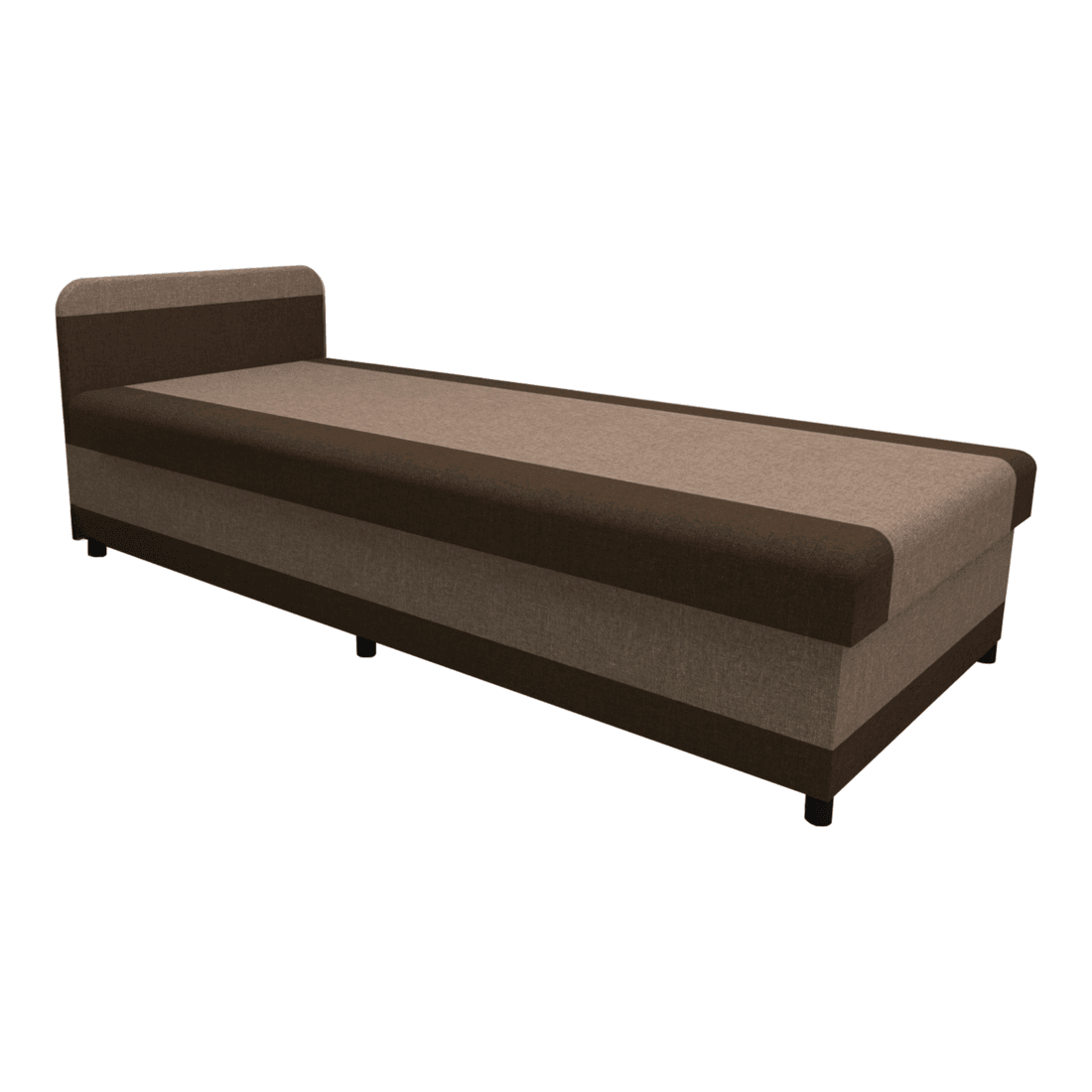 Válenda s molitánovou matrací, světle hnědá/hnědá, LEA