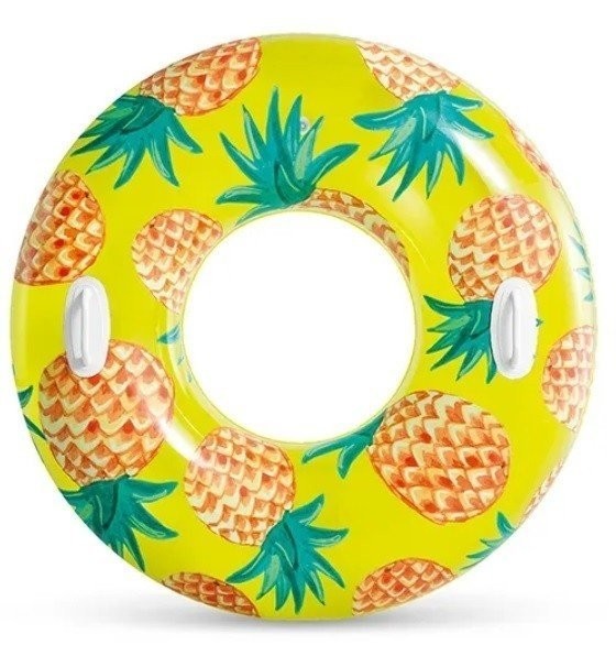 Nafukovací kruh INTEX 56261 TROPICAL FRUIT 107 cm varianta: žltá
