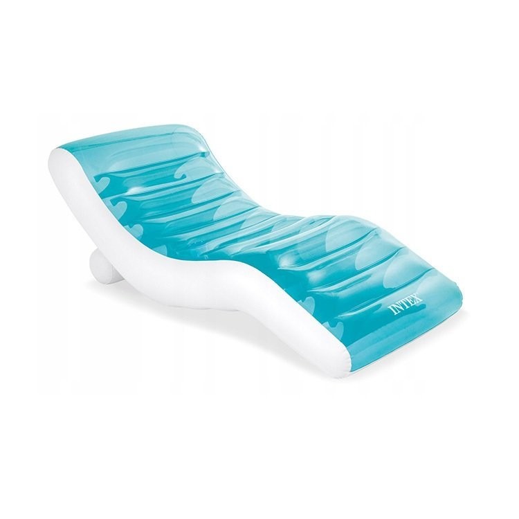 Nafukovacie lehátko Intex 56874 SPLASH LOUNGE 191x99 cm varianta: biela/modrá