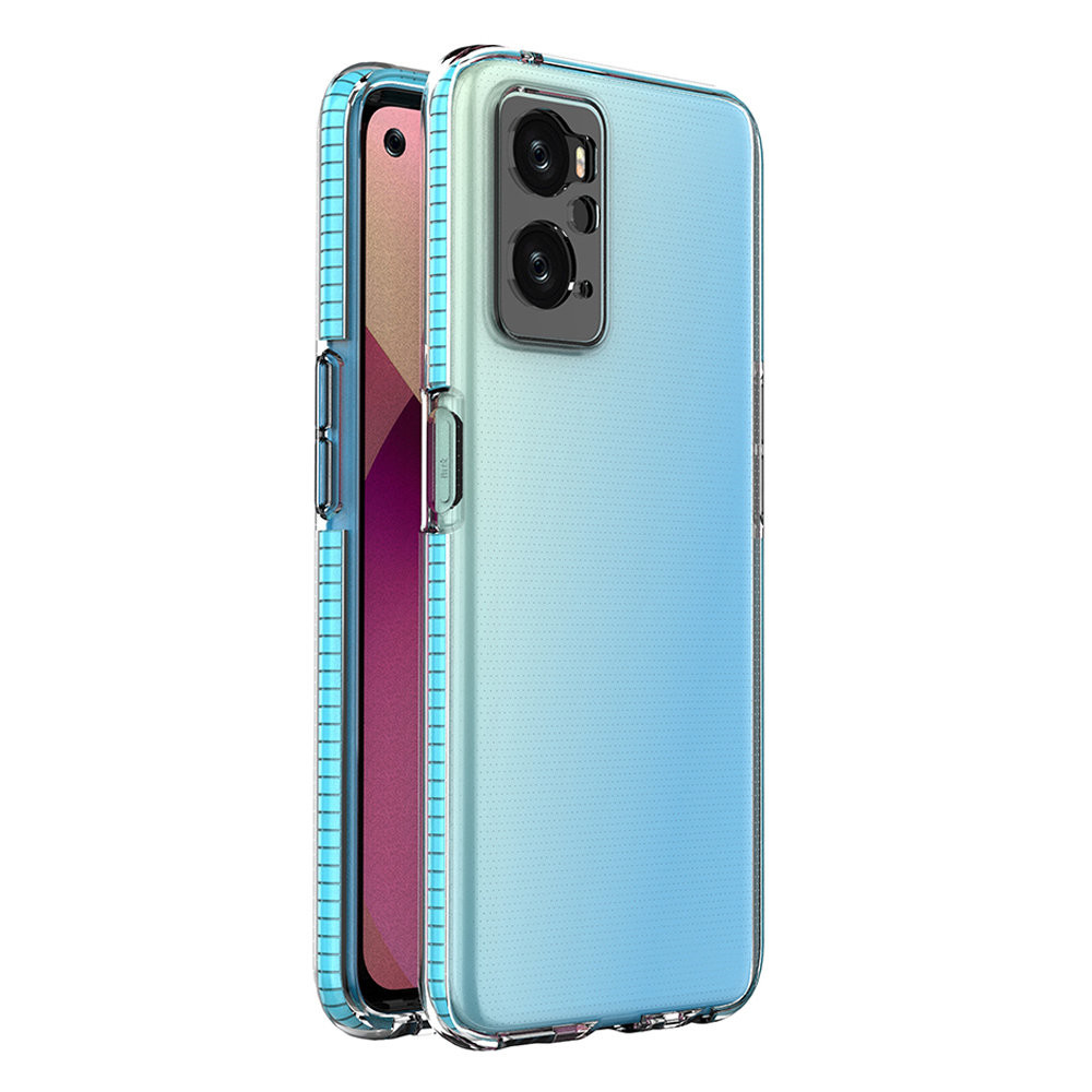 IZMAEL Realme 9i Silikónové puzdro Spring Armor  KP24467 tyrkysová