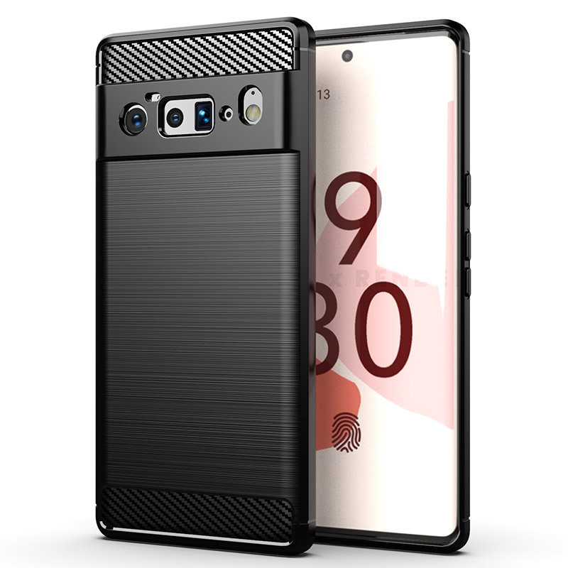 IZMAEL Google Pixel 6 Pro Puzdro Carbon Bush TPU  KP24529 čierna