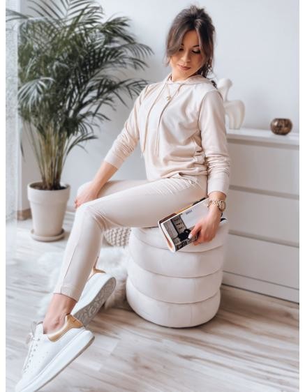 Dámska tepláková súprava MIGEL vo svetlo béžovej farbe