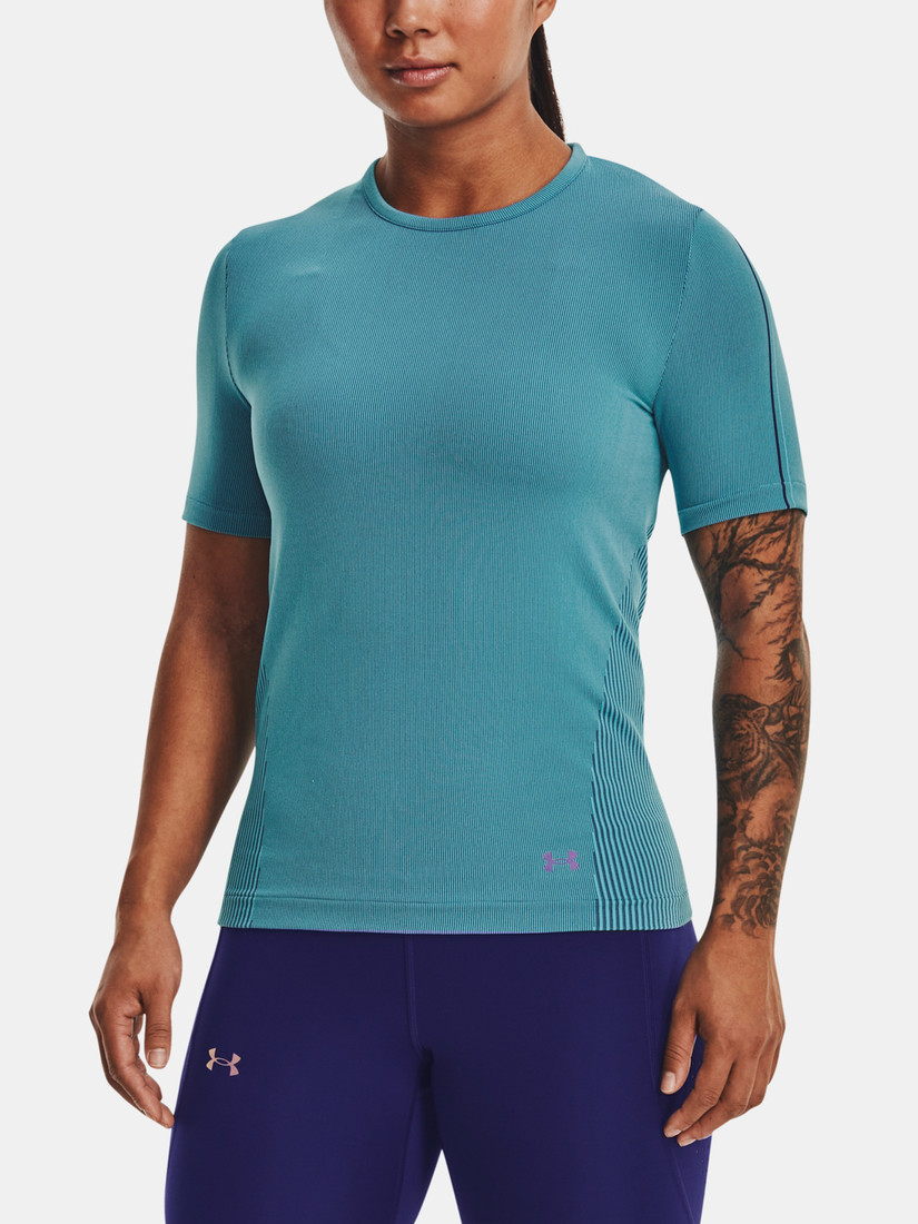 Under Armour T-Shirt UA Rush Seamless SS-BLU - Women