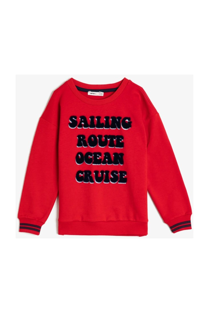 Koton Sweatshirt - Red - Regular fit