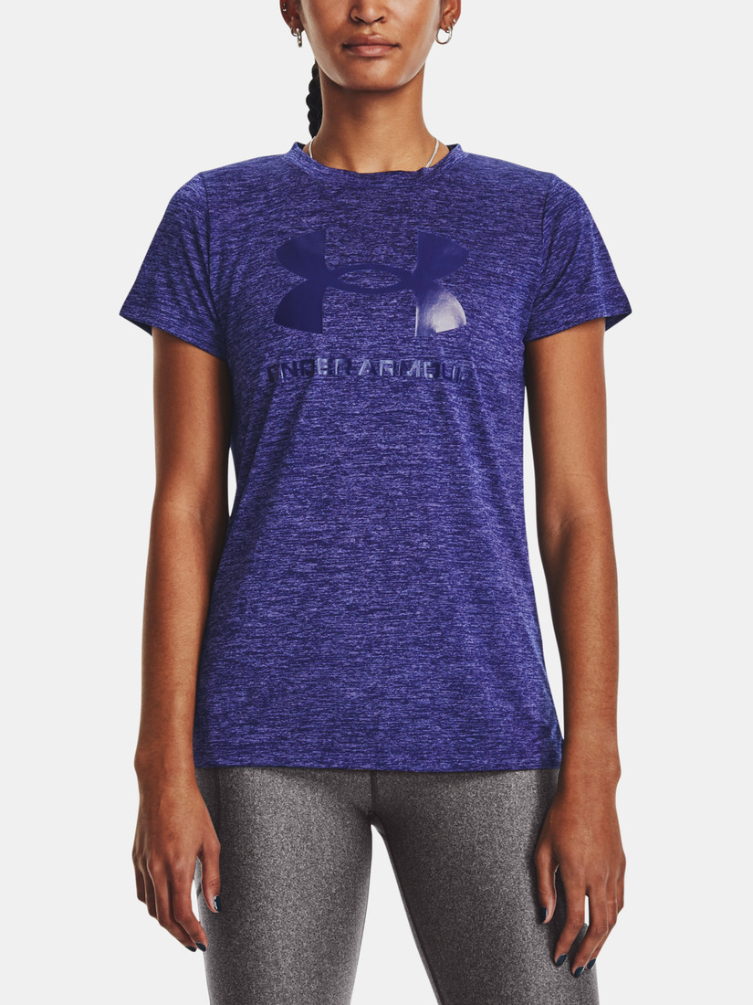 Under Armour T-Shirt UA Tech Twist BL Gel SSC-BLU - Women