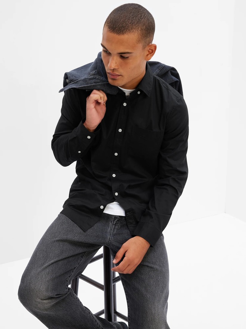 GAP Shirt slim poplin - Men