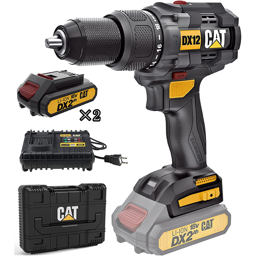Caterpillar Bezuhlíková príklepová vŕtačka 65nm DX12