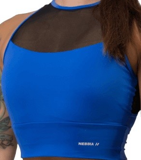 Nebbia fit activewear vystužená športová podprsenka 437 modrá s