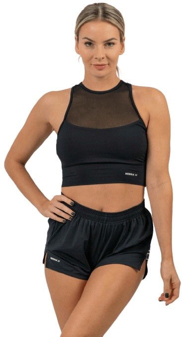 Nebbia fit activewear vystužená športová podprsenka 437 čierna