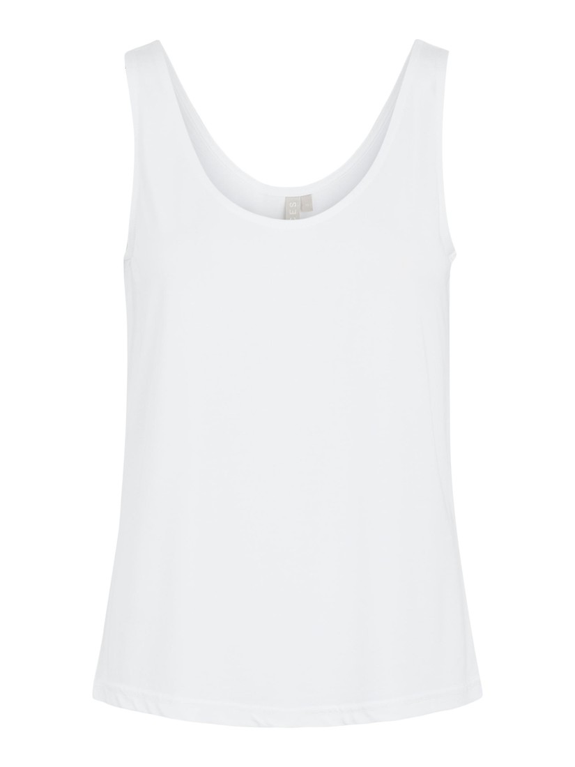 Pieces Dámske tielko PCKAMALA Regular Fit 17100687 Bright White XS