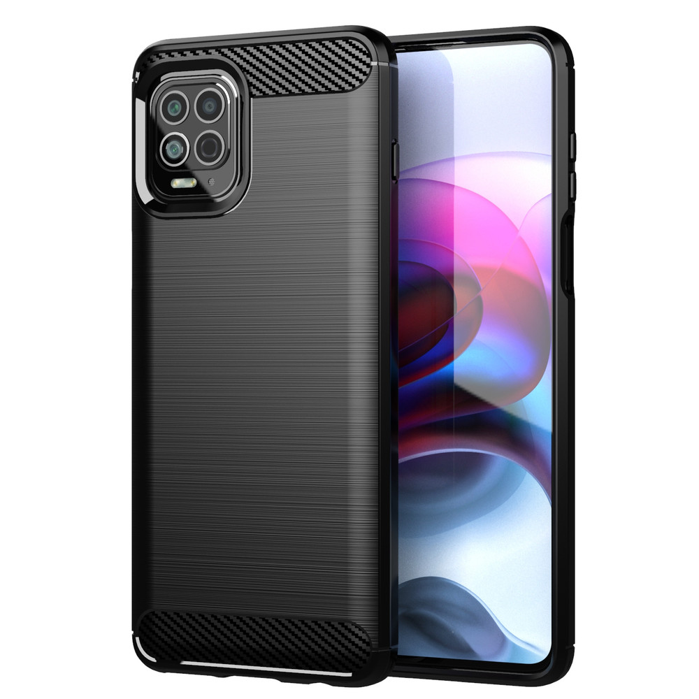 IZMAEL Motorola Moto G100 Puzdro Carbon Bush TPU  KP24795 čierna