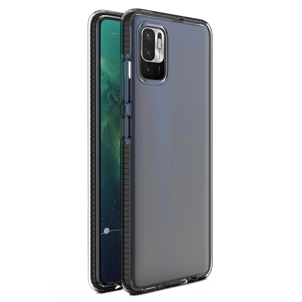 IZMAEL Xiaomi Redmi Note 10 5G Silikónové puzdro Spring Armor  KP24808 čierna