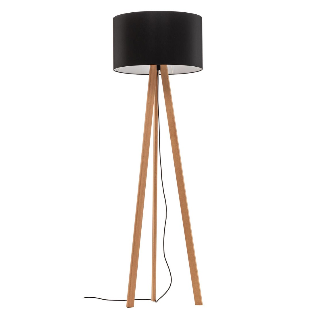 Rothfels Arim stojacia lampa buk chintz čierna