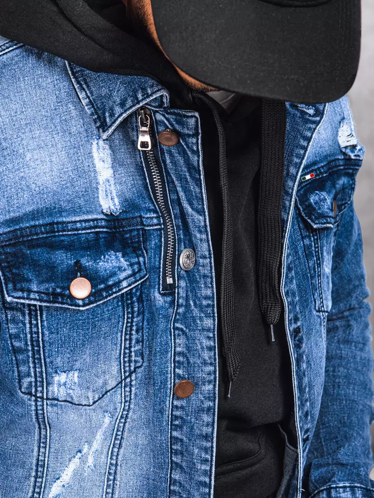 Men's Blue Denim Jacket Dstreet