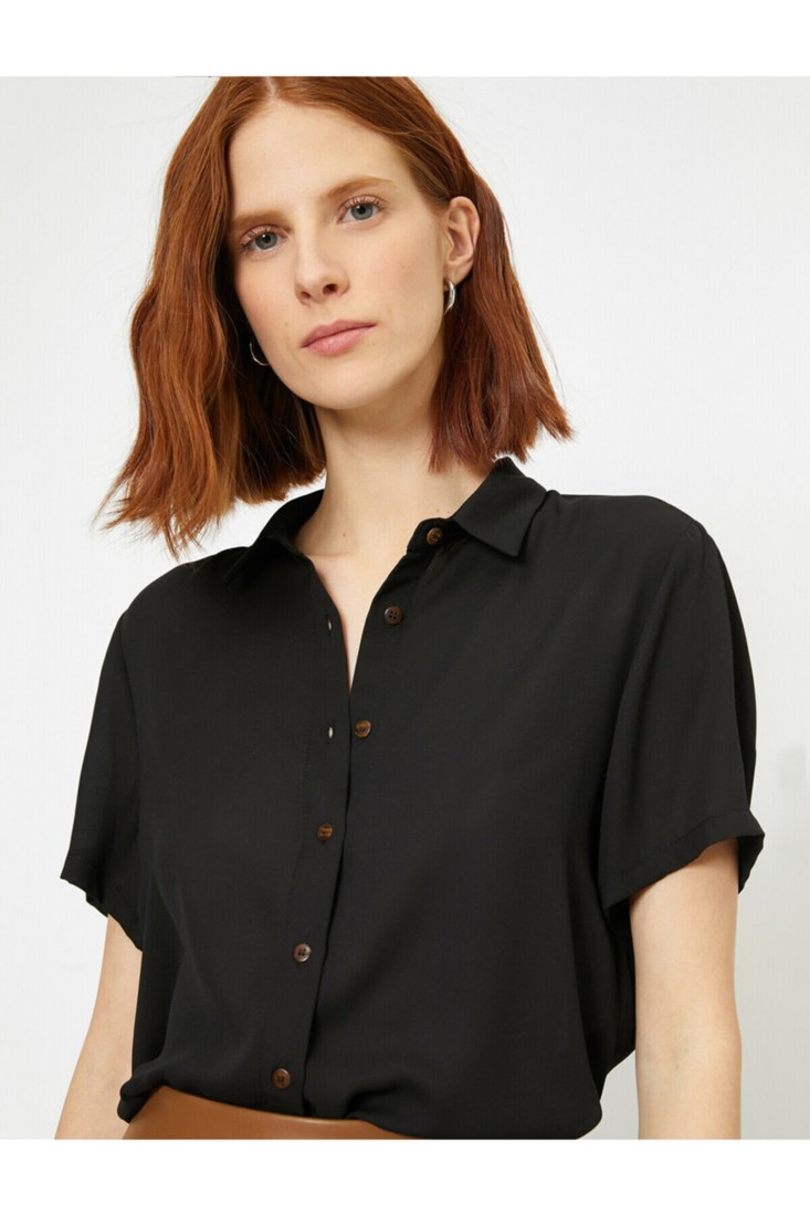 Koton Shirt - Black - Regular fit