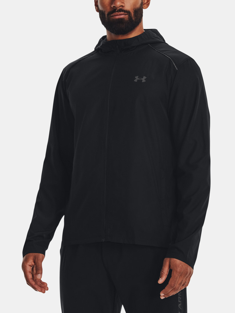 Under Armour Jacket UA STORM RUN HOODED JACKET-BLK - Men