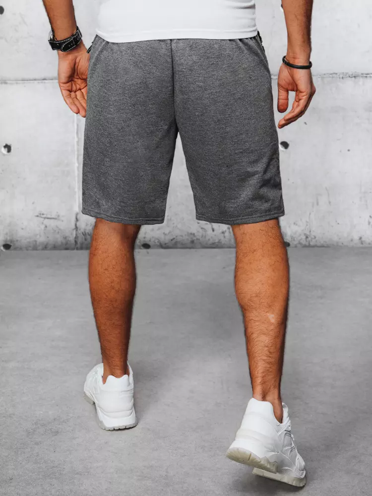 Dark Grey Men's Tracksuit Shorts Dstreet