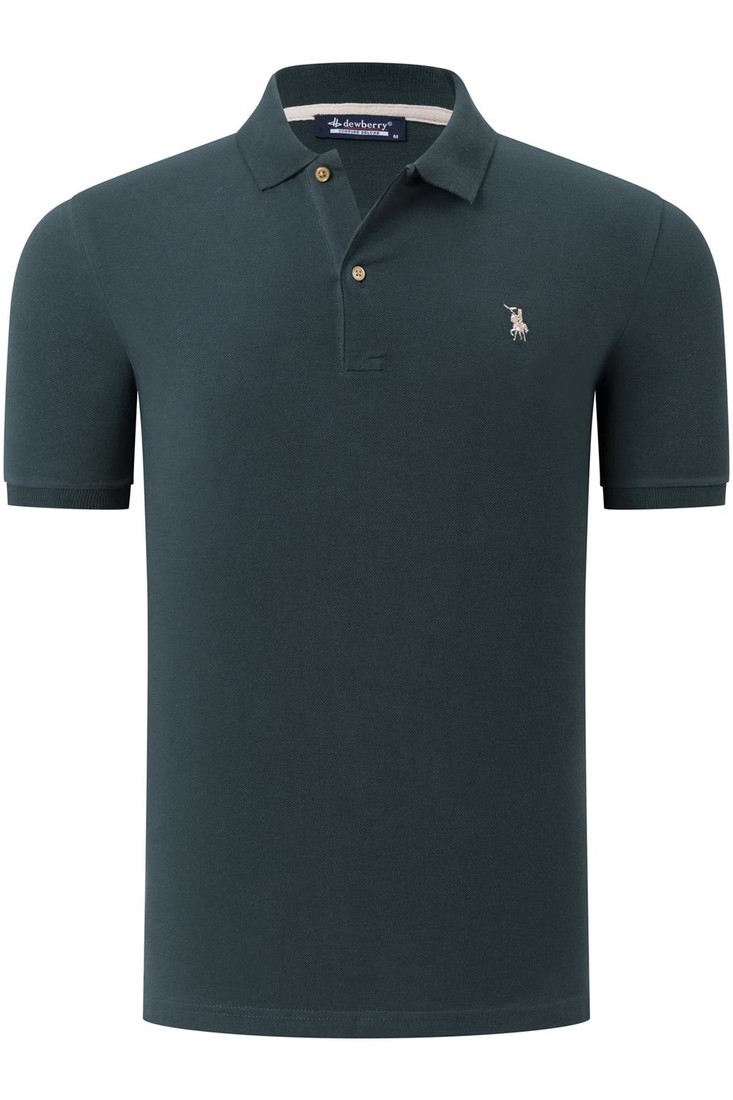 T8561 DEWBERRY MENS TSHIRT-STRAIGHT KHAKI