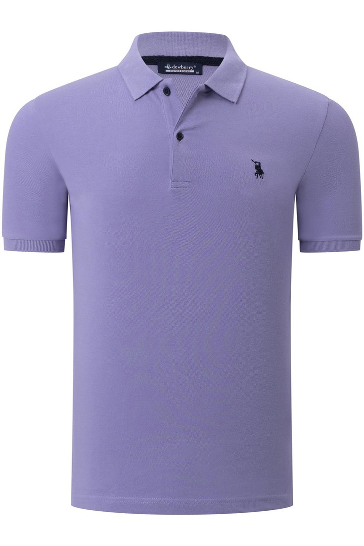 T8561 DEWBERRY MEN'S TSHIRT-STRAIGHT LILAC