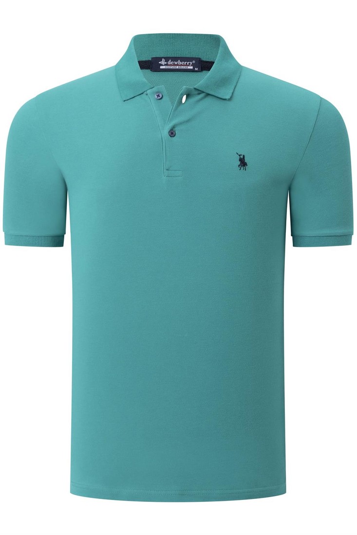 T8561 DEWBERRY MENS TSHIRT-STRAIGHT LIGHT GREEN