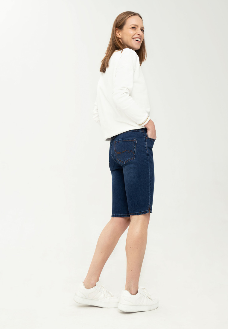 Volcano Woman's Shorts D-Neda L41280-S23 Navy Blue