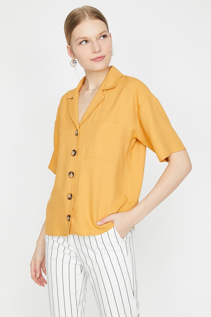Koton Shirt - Yellow - Regular fit