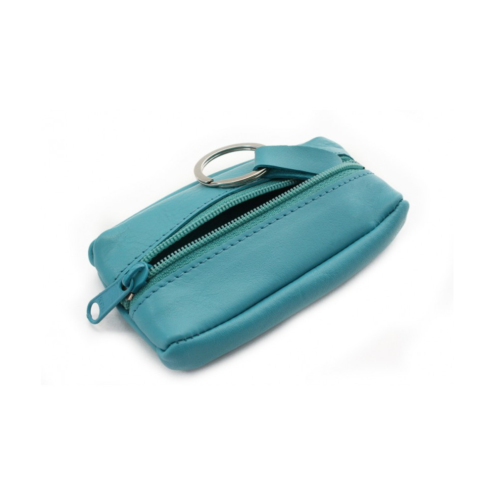 Kožená kľúčenka Arwel 2418­ - svetlo modrá