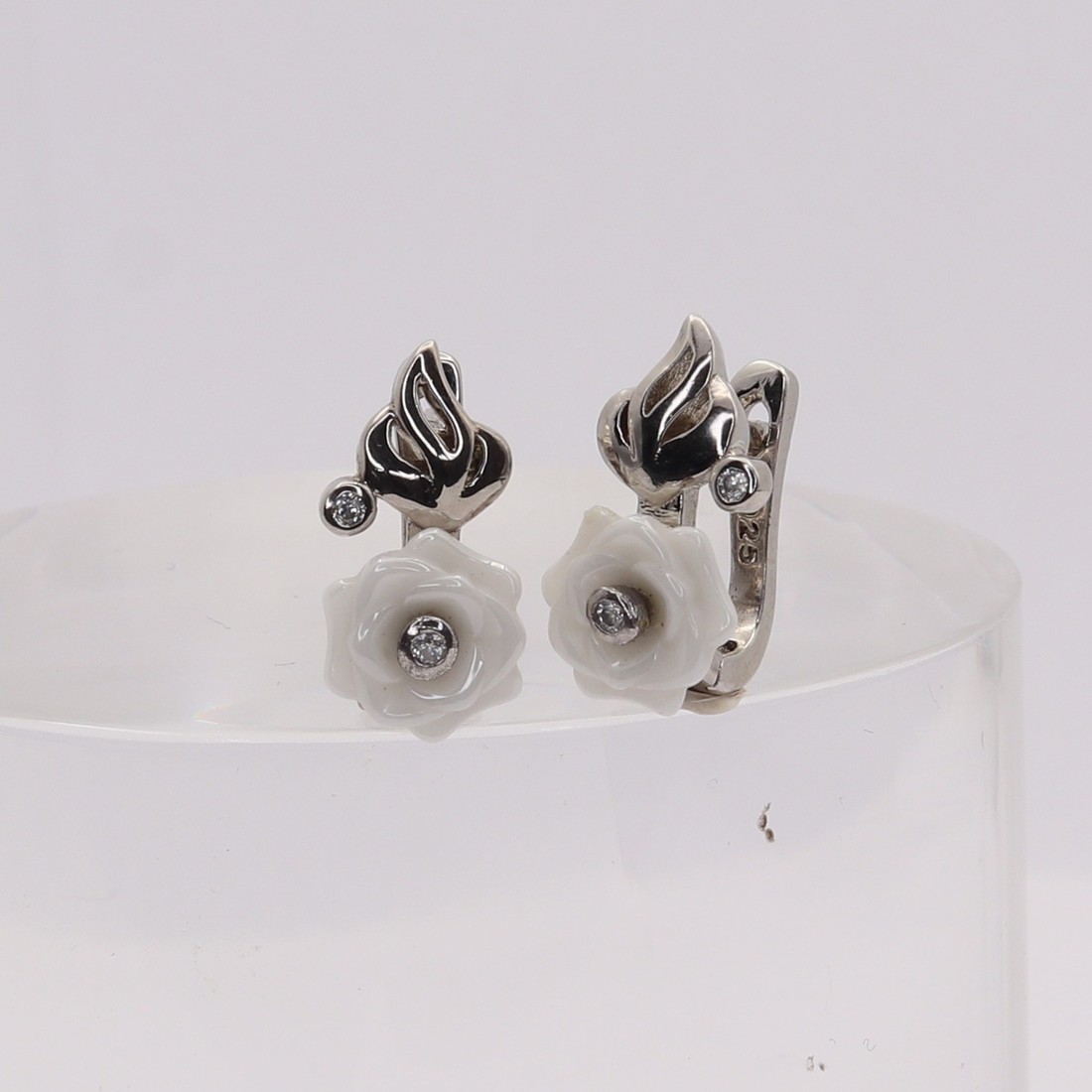 Strieborné náušnice 92703