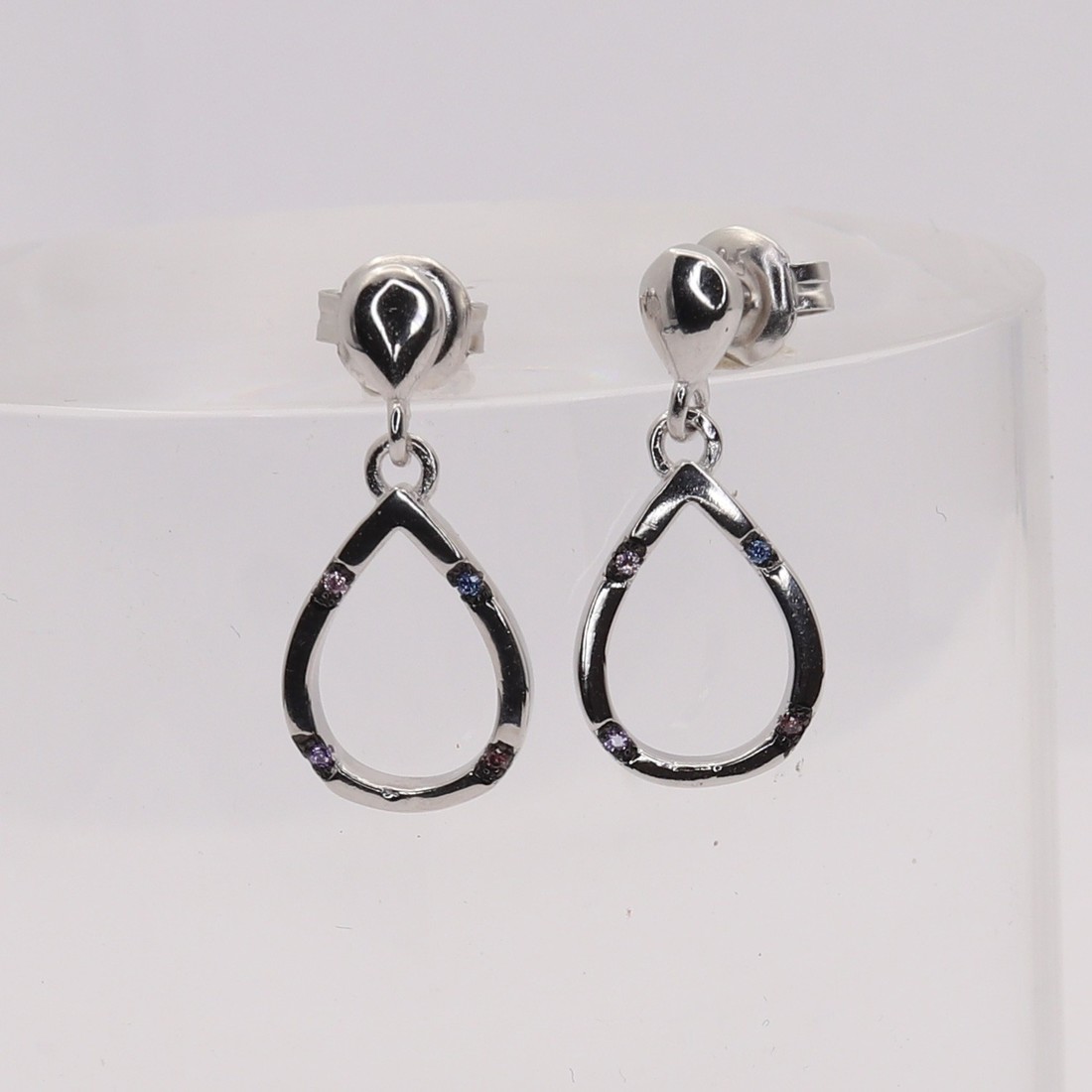 Strieborné náušnice 92712