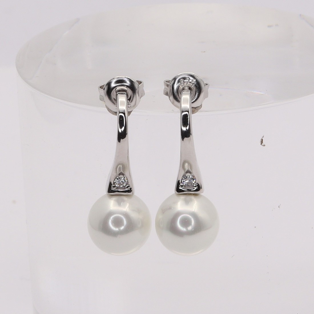 Strieborné náušnice 92718