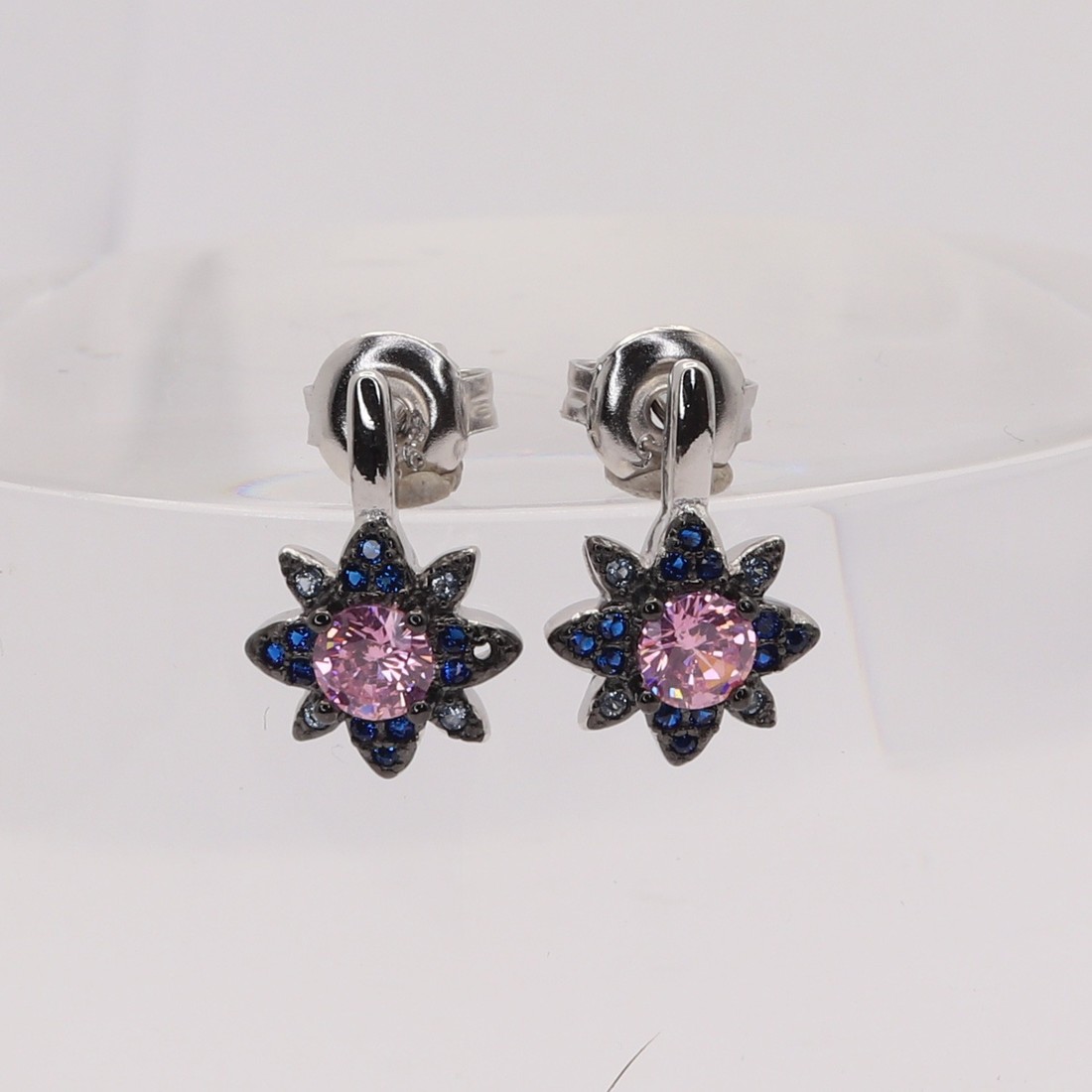 Strieborné náušnice 92725