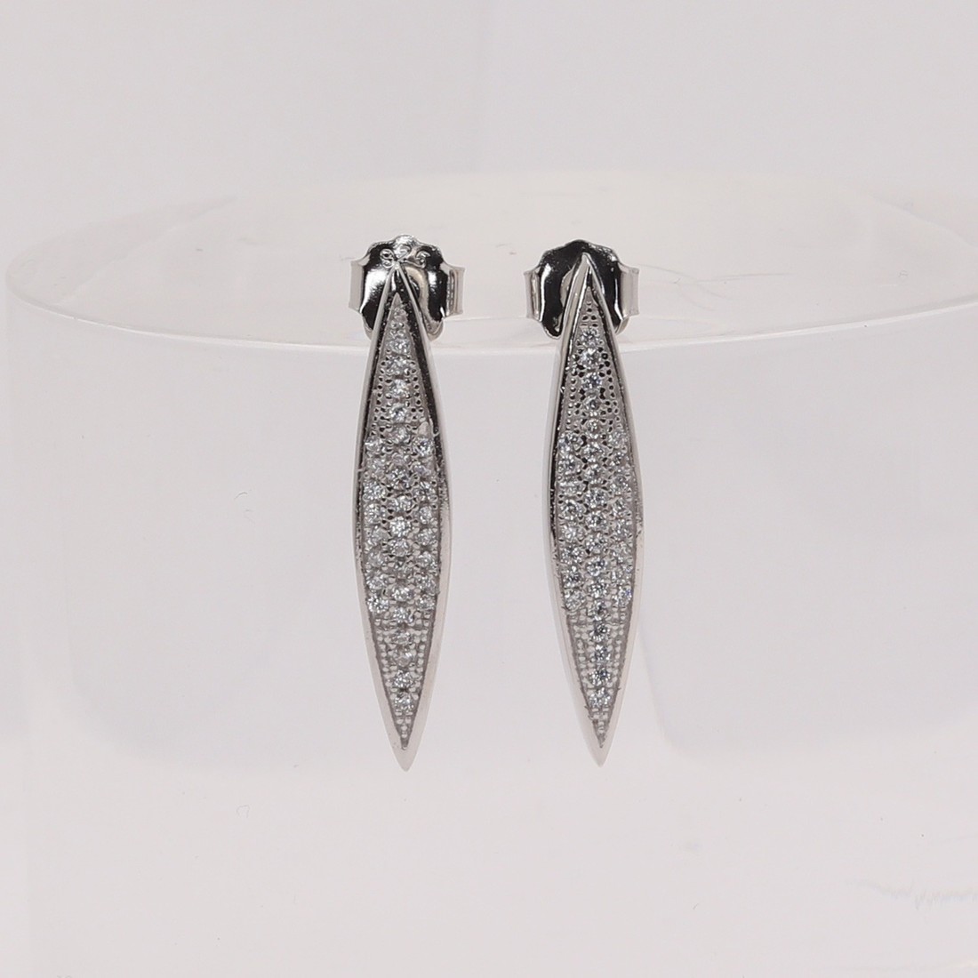 Strieborné náušnice 92727