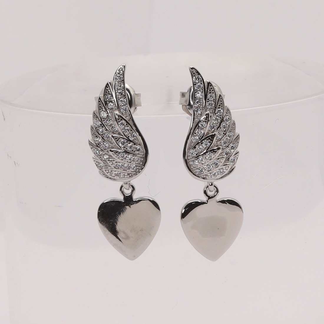 Strieborné náušnice 92779