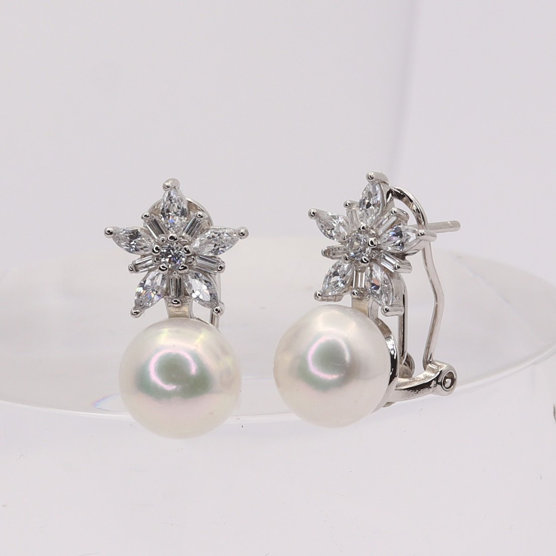 Strieborné náušnice 92801