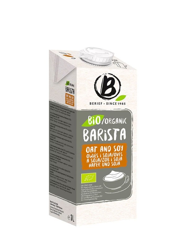 Ovsený nápoj Barista BIO BERIEF 1 L