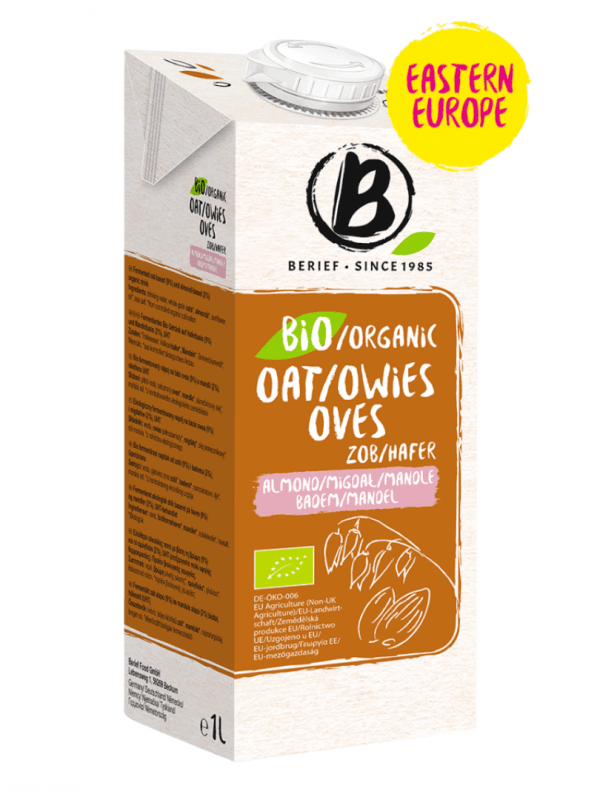 Ovseno mandľový nápoj BIO BERIEF 1 L