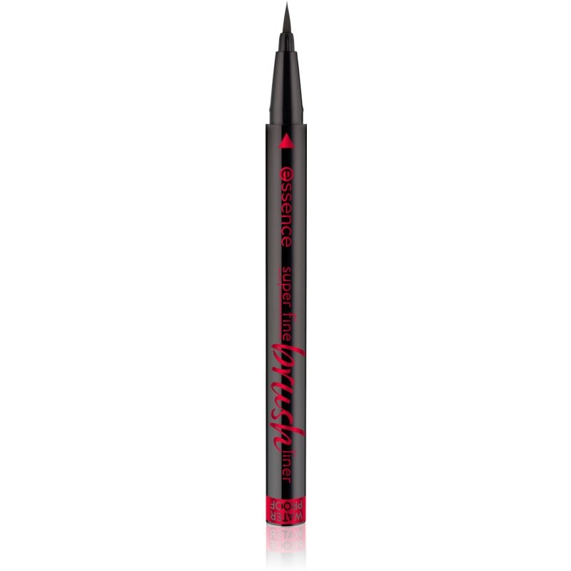 Essence Super Fine Brush Liner linka na oči vo fixke odtieň Black 0,7 g