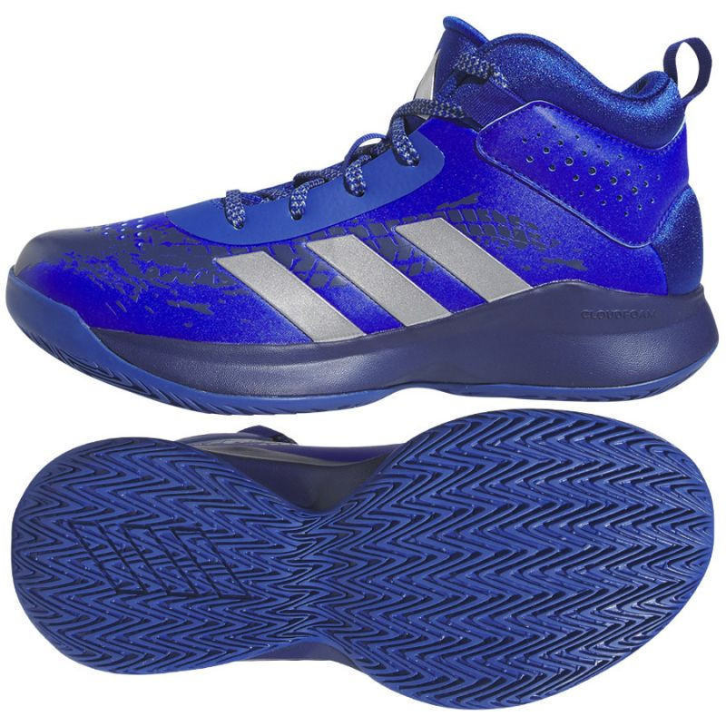 Detské basketbalové topánky Cross Em Up 5 K Wide Jr HQ8495 - ADIDAS 36 2/3