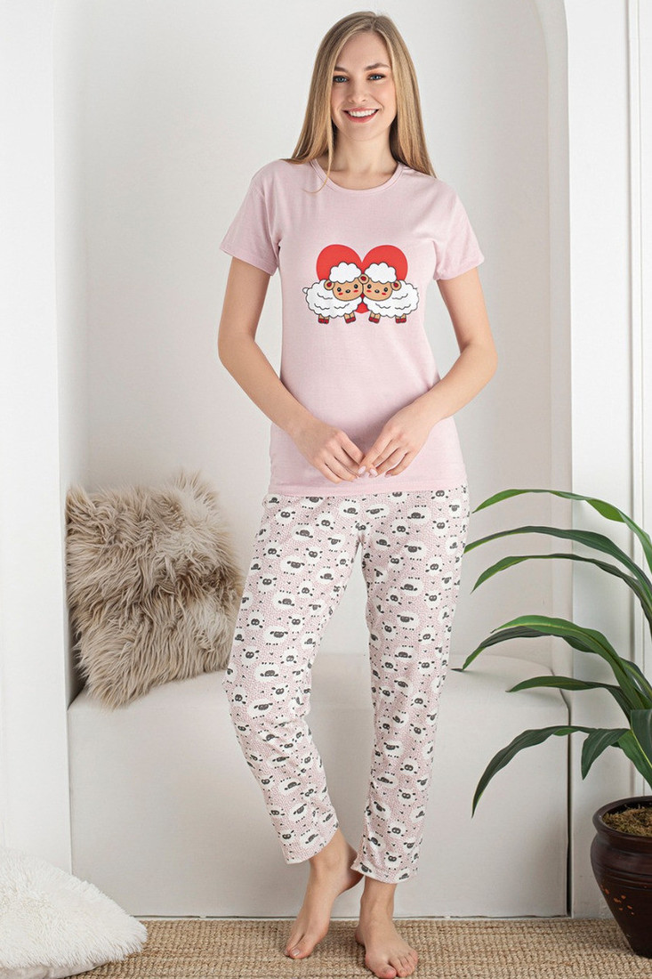 Dámske pyžamo PD004 Růžová M
