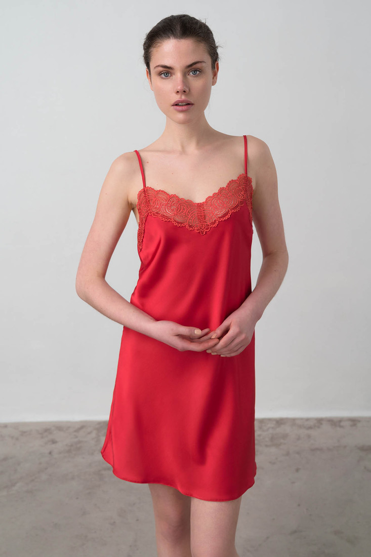 Vamp - Dámska nočná košieľka 16919 - Vamp red S