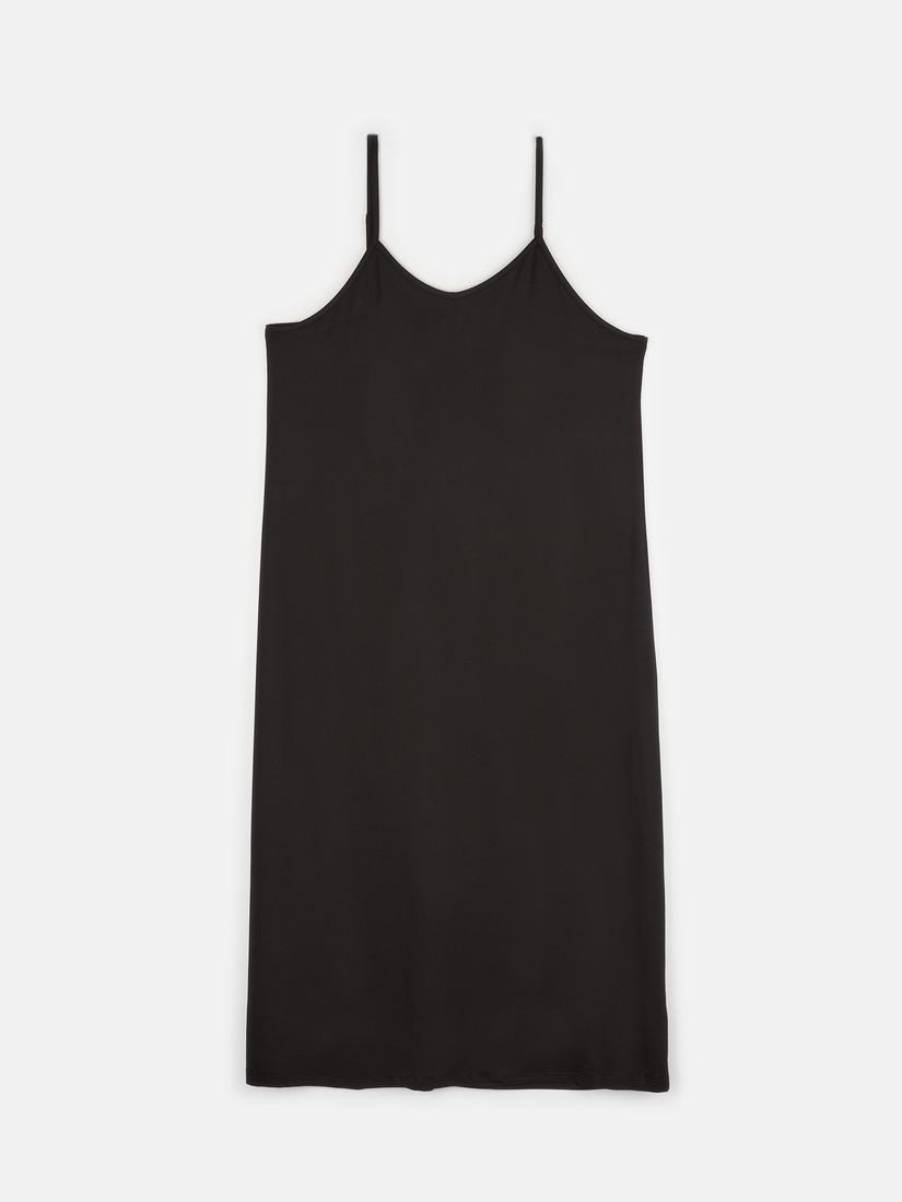 GATE Dlhé rovné šaty plus size dámske