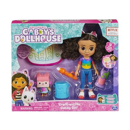 Spin Master GABBY'S DOLLHOUSE DELUX BÁBIKA S DOPLNKAMI NA TVORENIE