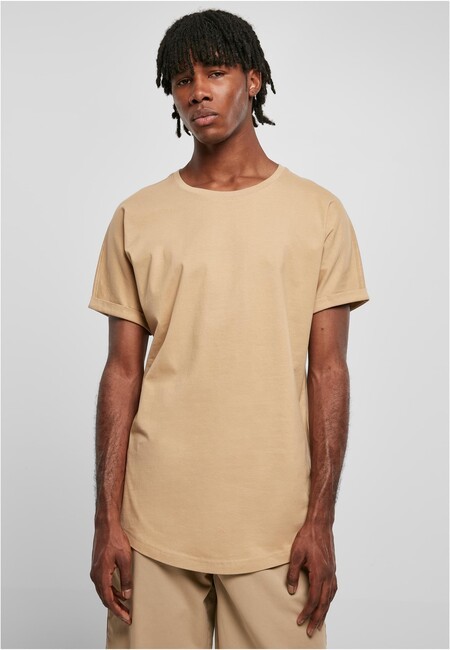 Urban Classics Long Shaped Turnup Tee unionbeige - S