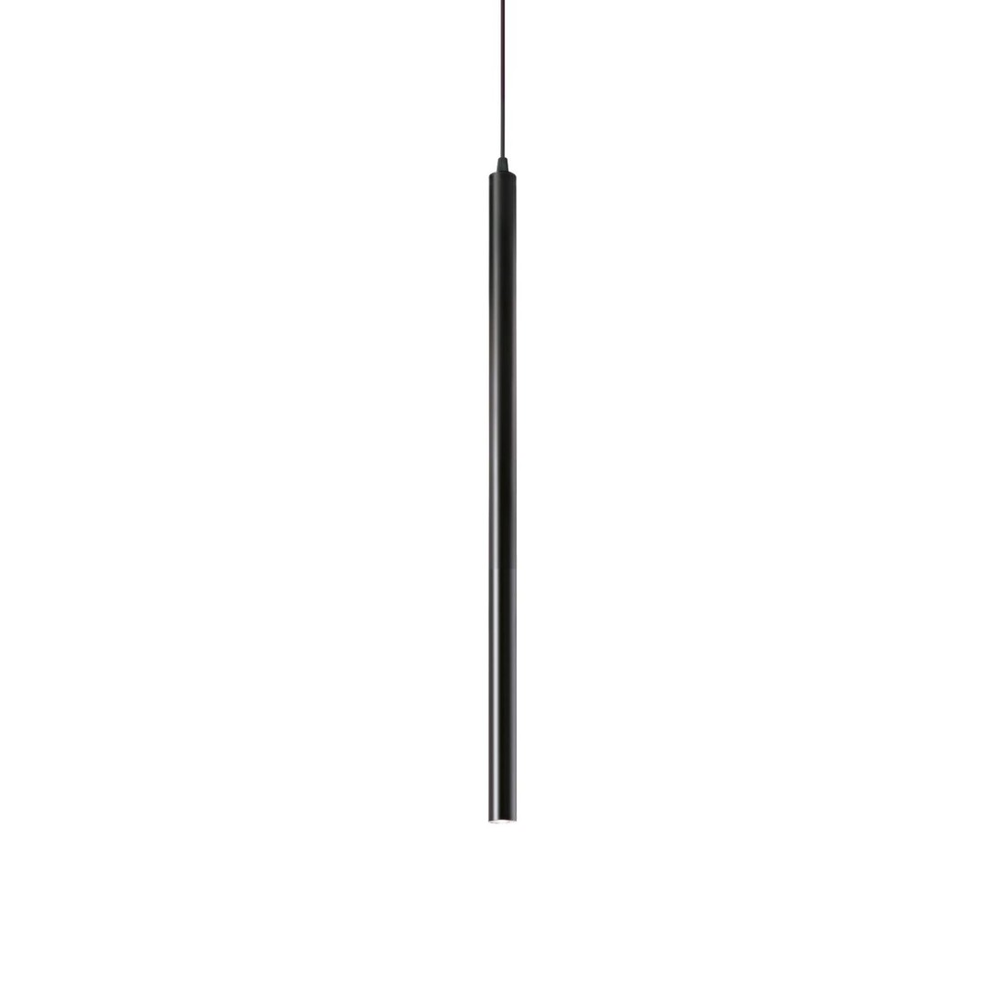 Ideal Lux Ultrathin LED svietidlo Ø 3 cm čierna