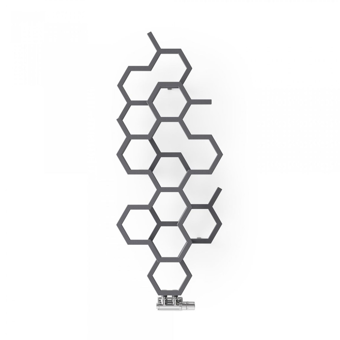 Terma Hex 502x1126 vodný radiátor RAL9005 Pololesk YL